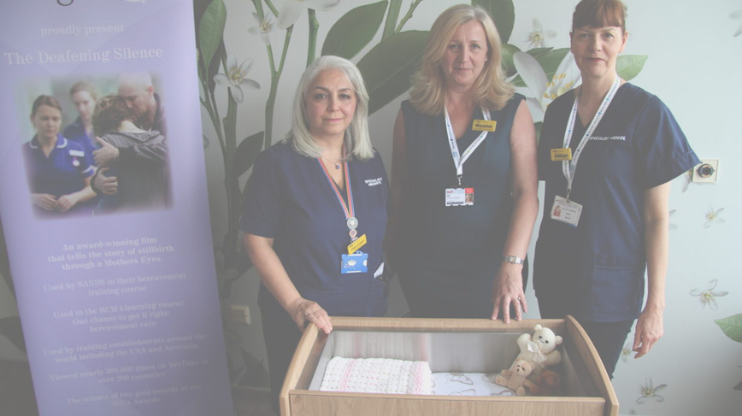 Hospital nurses representing Abigails Footsteps charity